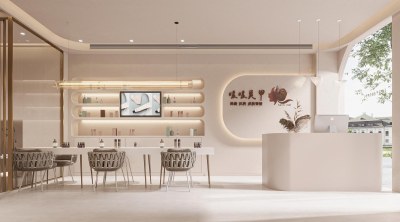 现代美甲店3D模型下载